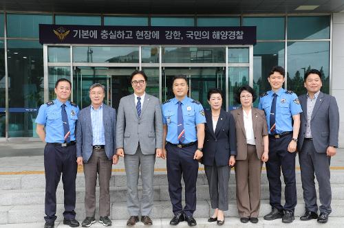 260709 군산시의회 의장단 군산해양경찰서 방문