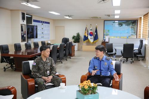 인천해양경찰서-인천해역방어사령관 업무협의 사진1