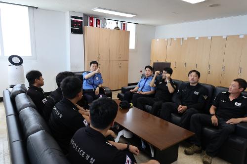 260730-국민 안전은 현장에서...박기정 제주해경서장, 첫 현장점검 2