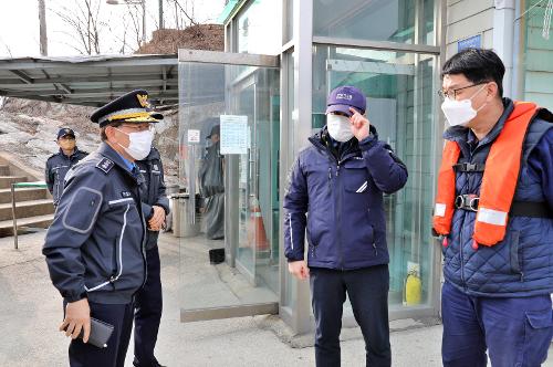 김병로 중부해경청장, 설 연휴 대비 해상치안 현장 점검(23.1.20.) 사진1