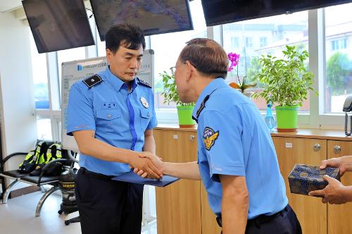 김병로 중부해경청장, 집중호우 대비 안전관리 현황 점검(23.7.20.) 사진10