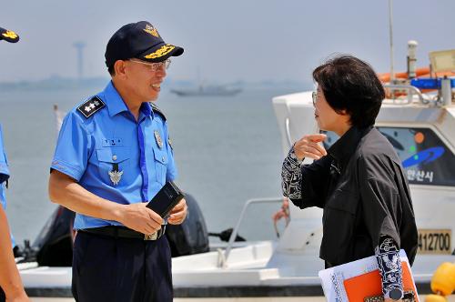김병로 중부해경청장, 집중호우 대비 안전관리 현황 점검(23.7.20.) 사진7
