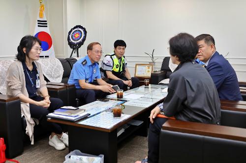 김병로 중부해경청장, 집중호우 대비 안전관리 현황 점검(23.7.20.) 사진4