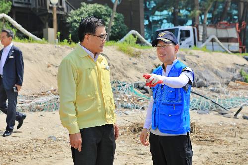 김병로 중부해경청장, 관내 집중호우 피해지역 복구지원(23.7.21.) 사진8