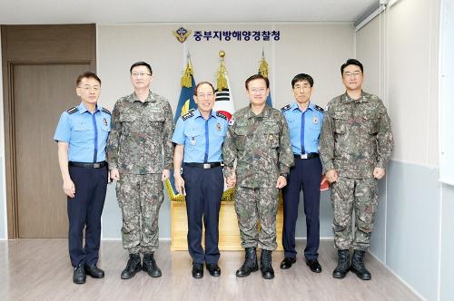 해군2함대 사령관, 중부해경청 방문(23.9.25.) 사진7