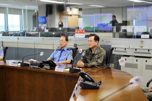 해군2함대 사령관, 중부해경청 방문(23.9.25.) 사진9