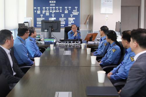 중부해경청, 신규 직원(경정, 경감) 전입 신고식('24.2.1.) 사진5