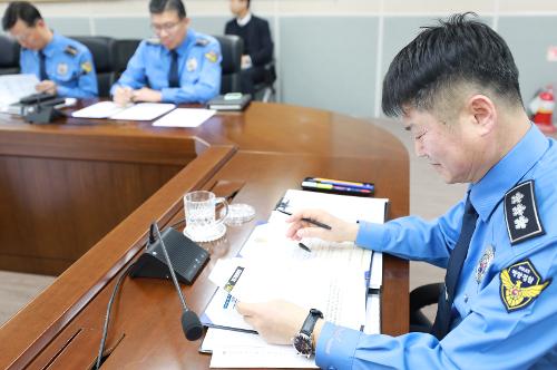 중부해경청, 반부패·청렴 실천 선언식 개최(0328)