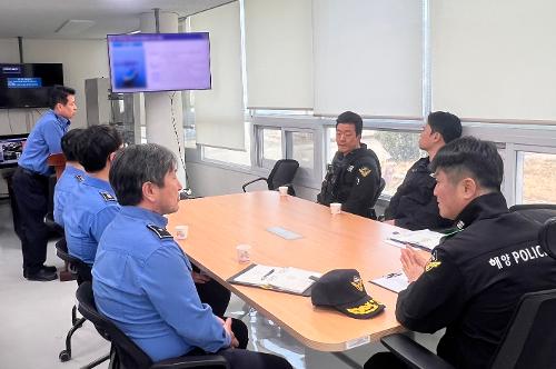 오상권 중부해경청장, 치안현장 점검(0403)