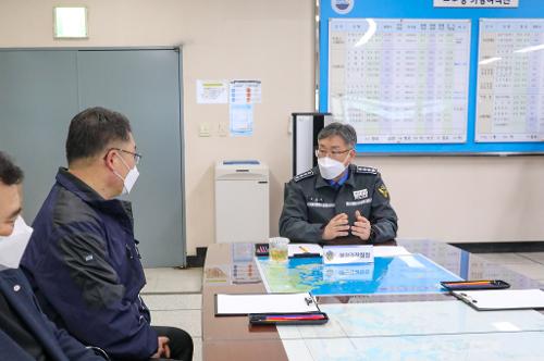 230119-목포해양경찰서 관내 현장점검 사진1