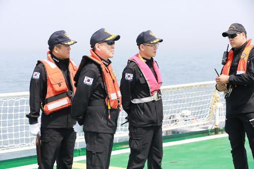 230509-인천 대청도 해상 불법 외국어선 단속 훈련 실시 사진5