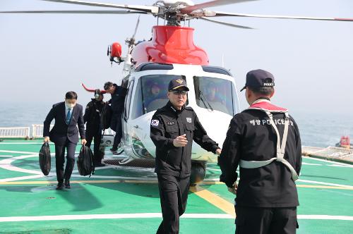 230509-인천 대청도 해상 불법 외국어선 단속 훈련 실시 사진1