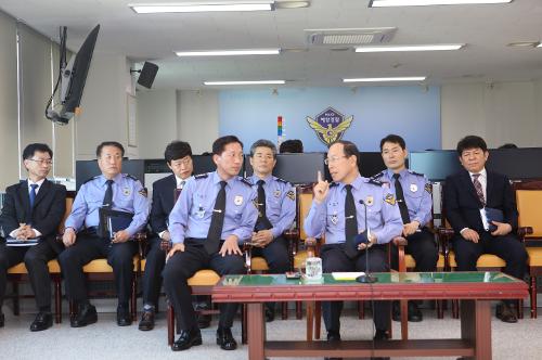 김병로 서해해경청장, 목포해경서 치안현장 점검 사진3
