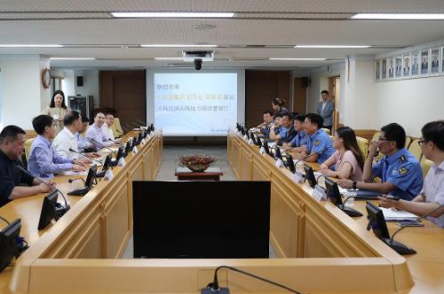 중국해경국 부국장 남해지방해양경찰청 방문  2