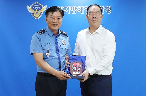 중국해경국 부국장 남해지방해양경찰청 방문  5