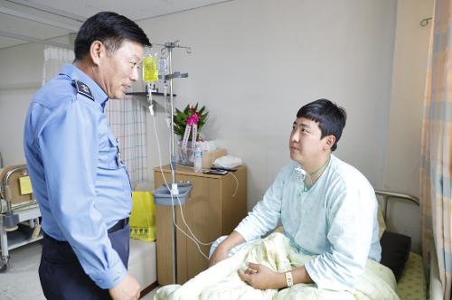 김홍희 남해지방청장, 울산 선박 화재 사고 대응 직원 격려차 울산방문(190930) 2