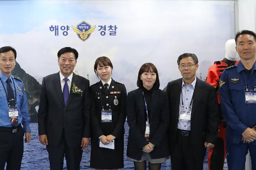 부산벡스코 국제해양방위산업전 해양경찰 홍보부스 운영(191022~25) 4
