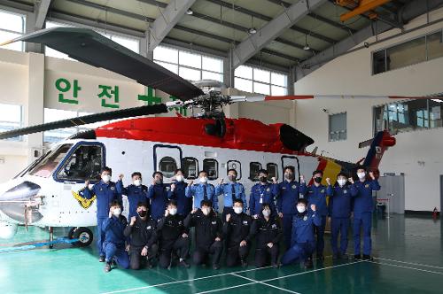 윤성현 남해지방해양경찰청장, 항공대 현장소통 간담회 및 관할해역(울산·부산) 치안점검 3