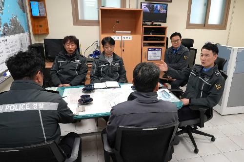 하만식 남해해경청장 부산 남항 현장 점검 2