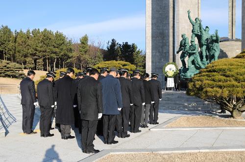 2019년 시무식(충혼탑 참배) 5