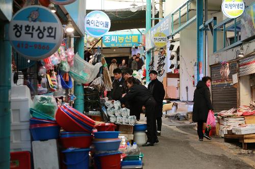설 맞이 영도 청학시장 방문~ 2
