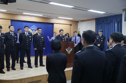 2019년 정기인사발령 전입자 전입 및 보직 신고식 5