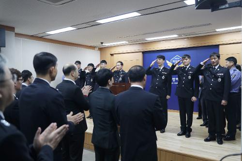 2019년 정기인사발령 전입자 전입 및 보직 신고식 9