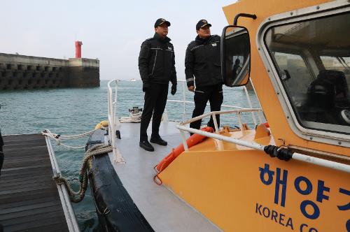 평택해양경찰서장, 경기 화성 제부도 연안안전을 위해 현장점검 실시   사진3