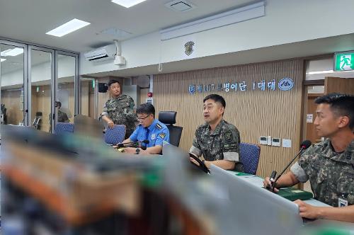 167보병여단 방문 연안안전 공조 사진1