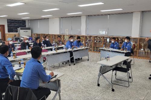 (221115)사천해경_ 고성군 자란만 어업인을 위한 간담회 개최 사진1