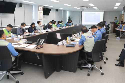 (230331)사천해경, 수난대비기본훈련 및 방제대책본부 구성훈련 실시 사진1