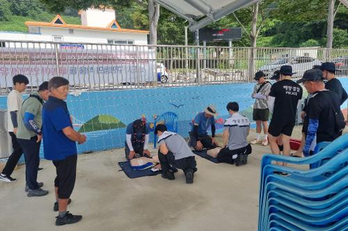 (230706)사천해경, 해수욕장 인명사고 대응강화 훈련