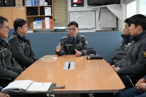 (240205) 토끼섬 인근 좌초선박 및 성산파출소 현장점검 사진3