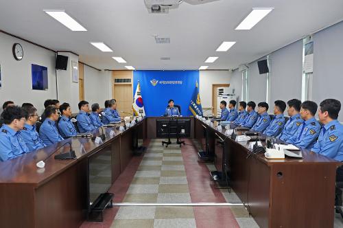 함정 지휘관 표장 수여식 및 주요 보직자 전입 신고 사진5