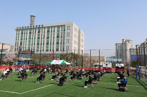 200407 서해지방해양경찰청, 의무경찰 선발 시험 사진3