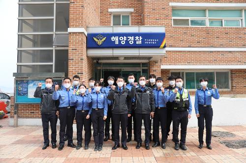 210326 정봉훈 서해해경청장 새만금방조제 및 파출소 치안현장 점검 사진1