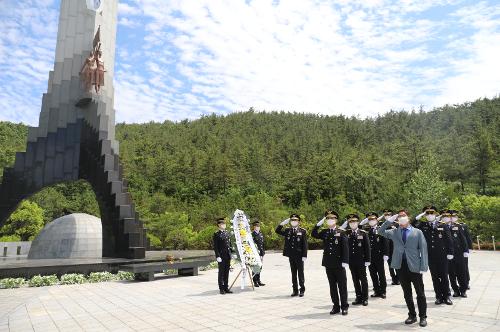 210604 서해해경청, 제66회 현충일 추념식 거행 사진4