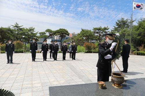 210604 서해해경청, 제66회 현충일 추념식 거행 사진3