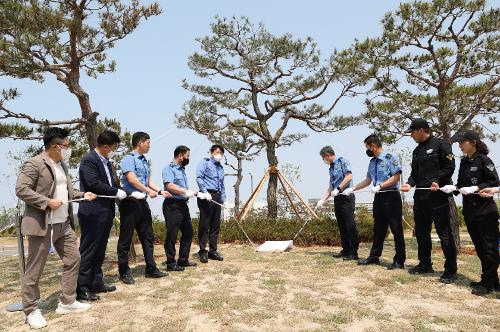 220518 서해해경청, 숙영관 기념식수 행사 열어 사진2