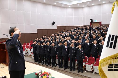 제11대 김병로 서해지방해양경찰청장 취임식(19.1.4.) 사진1