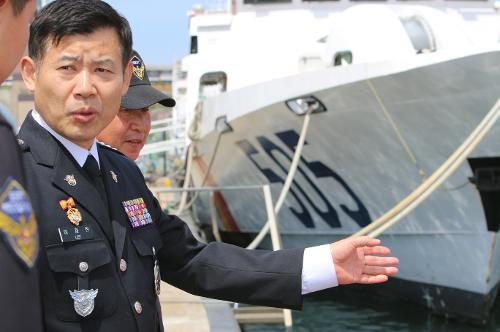 이재현 속초해경서장 구조대 긴급출동태세 점검 1