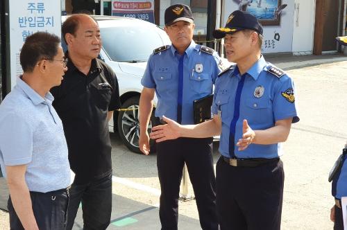 속초해경서장 관내 유도선(해피아워호)안전점검 실시 1