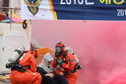 속초해경 해상화학사고 대응 합동훈련 실시 1