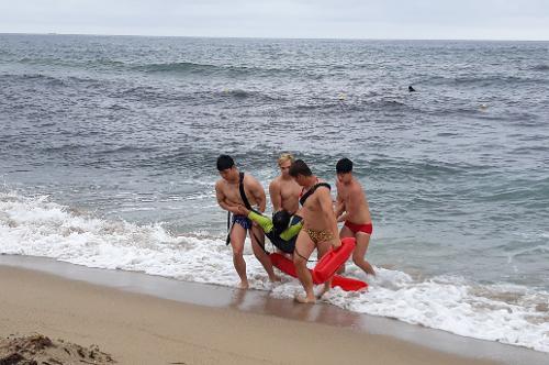 해수욕장 수상안전요원-해경 합동훈련(삼포, 설악, 낙산, 하조대, 주문진) 5