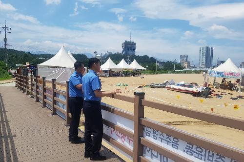 속초해경서장 여름철 해수욕장 안전관리 현장점검 4