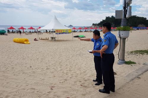 속초해경서장 여름철 해수욕장 안전관리 현장점검 2