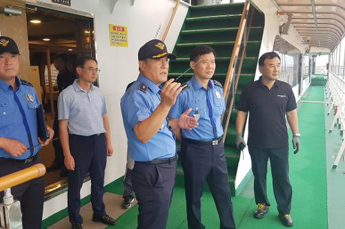 속초해경 추석연휴 대비 유선 현장점검 실시 4