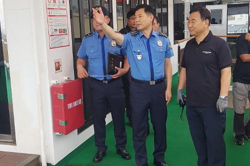 속초해경 추석연휴 대비 유선 현장점검 실시 2