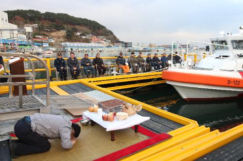 속초해양경찰서 거진파출소 신형연안구조정(S-122) 취역식 행사 6