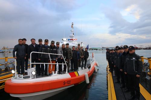 속초해양경찰서 거진파출소 신형연안구조정(S-122) 취역식 행사 7